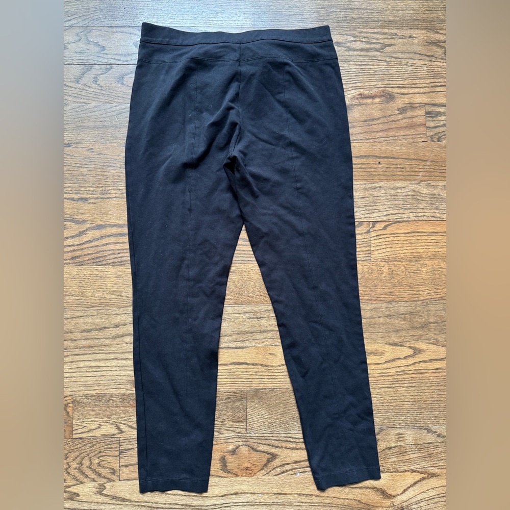 J. Crew Black Skinny Pants with Zippered Pockets Size 12R - Picture 3 of 3